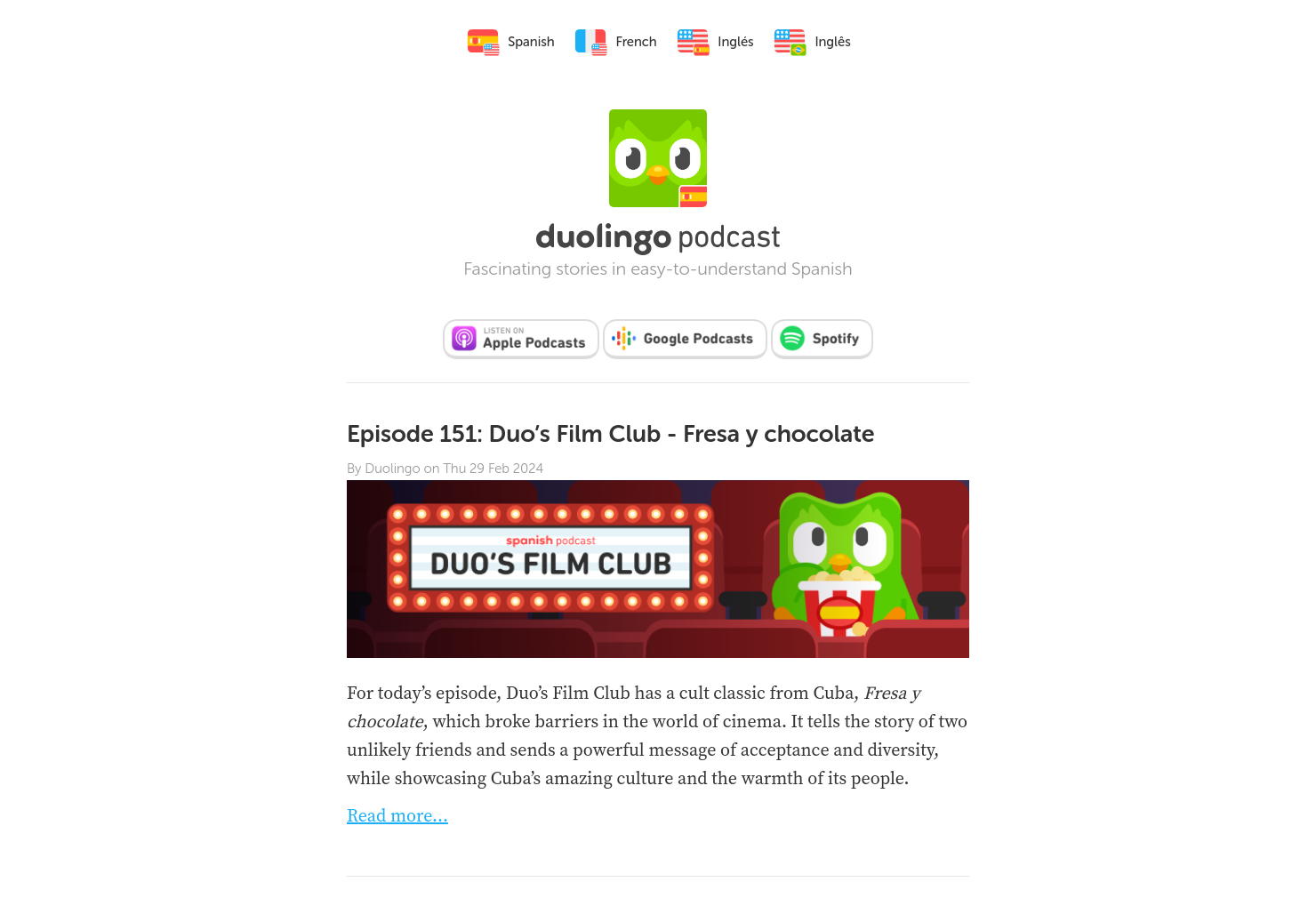 Duolingo Podcast