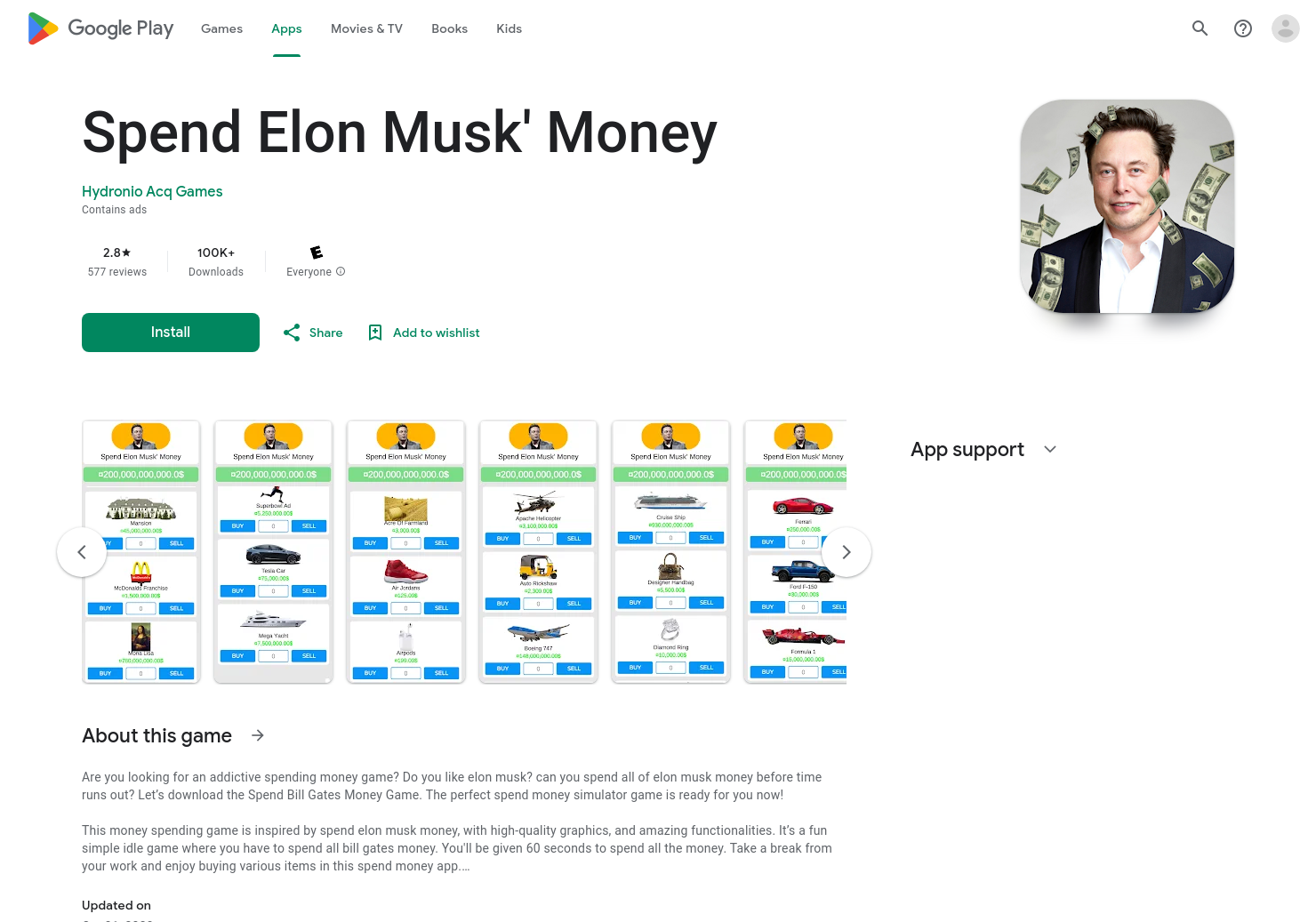 Spend Elon Musk's Money