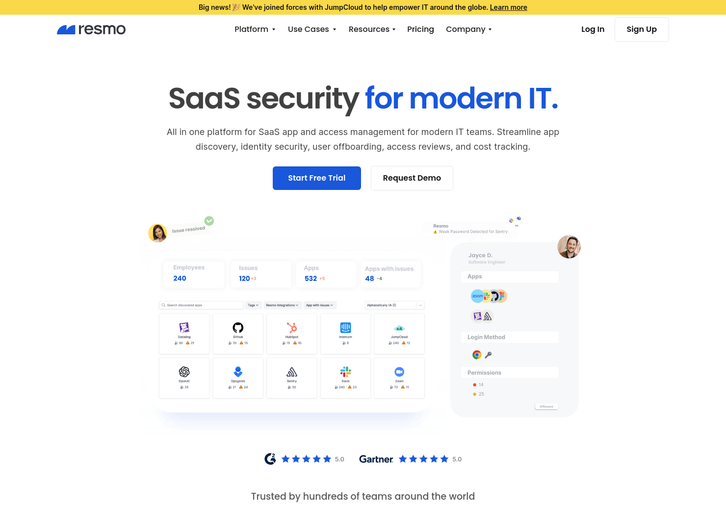 startuptile Resmo-Discover and secure every asset on cloud & SaaS