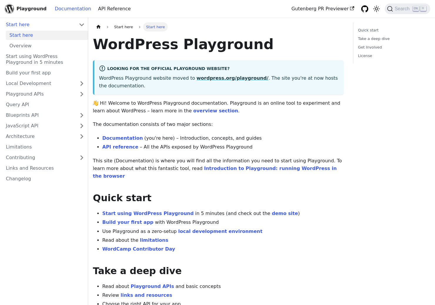startuptile WordPress Playground-Experience a WordPress that runs entirely in your browser