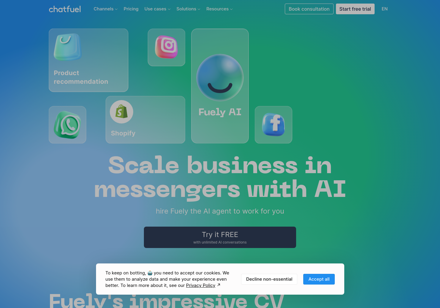 startuptile Chatfuel AI-Take customer communication to the next level