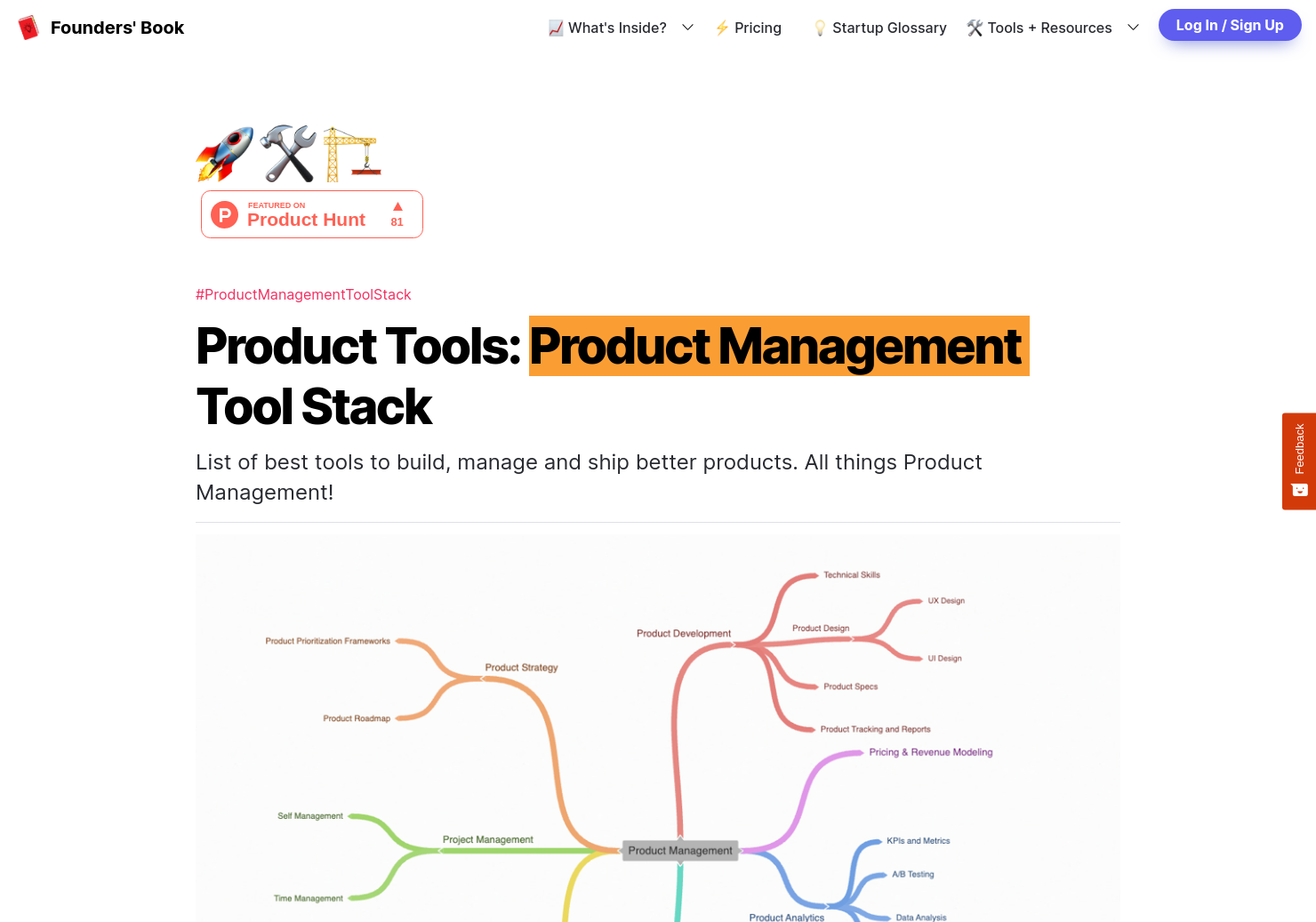 startuptile Product Management Tools-List of best tools to build manage & ship better products