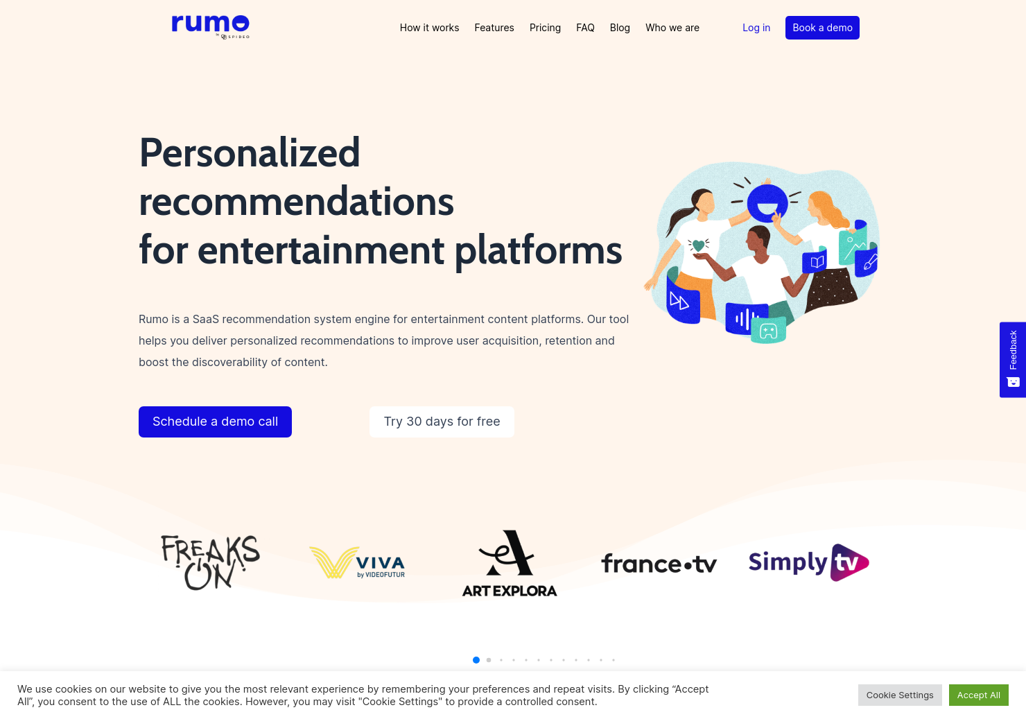 startuptile Rumo-Personalized recommendations for entertainment platforms
