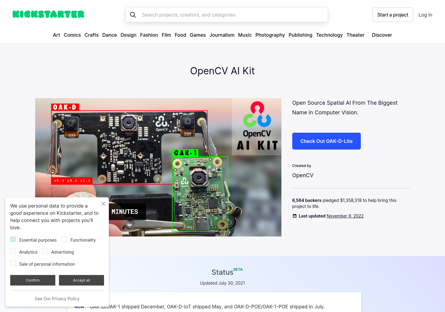 OpenCV AI Kit