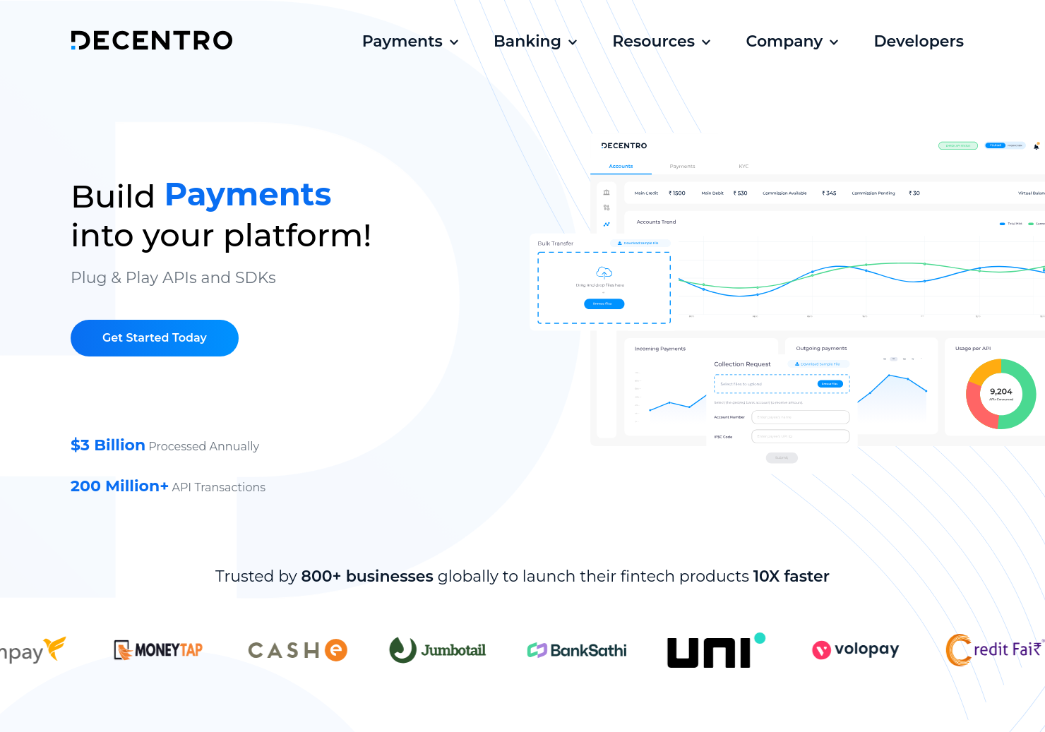 Business Banking APIs by Decentro
