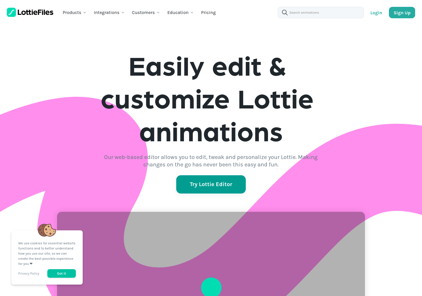 startuptile Lottie Editor-The easiest way to edit Lottie animations