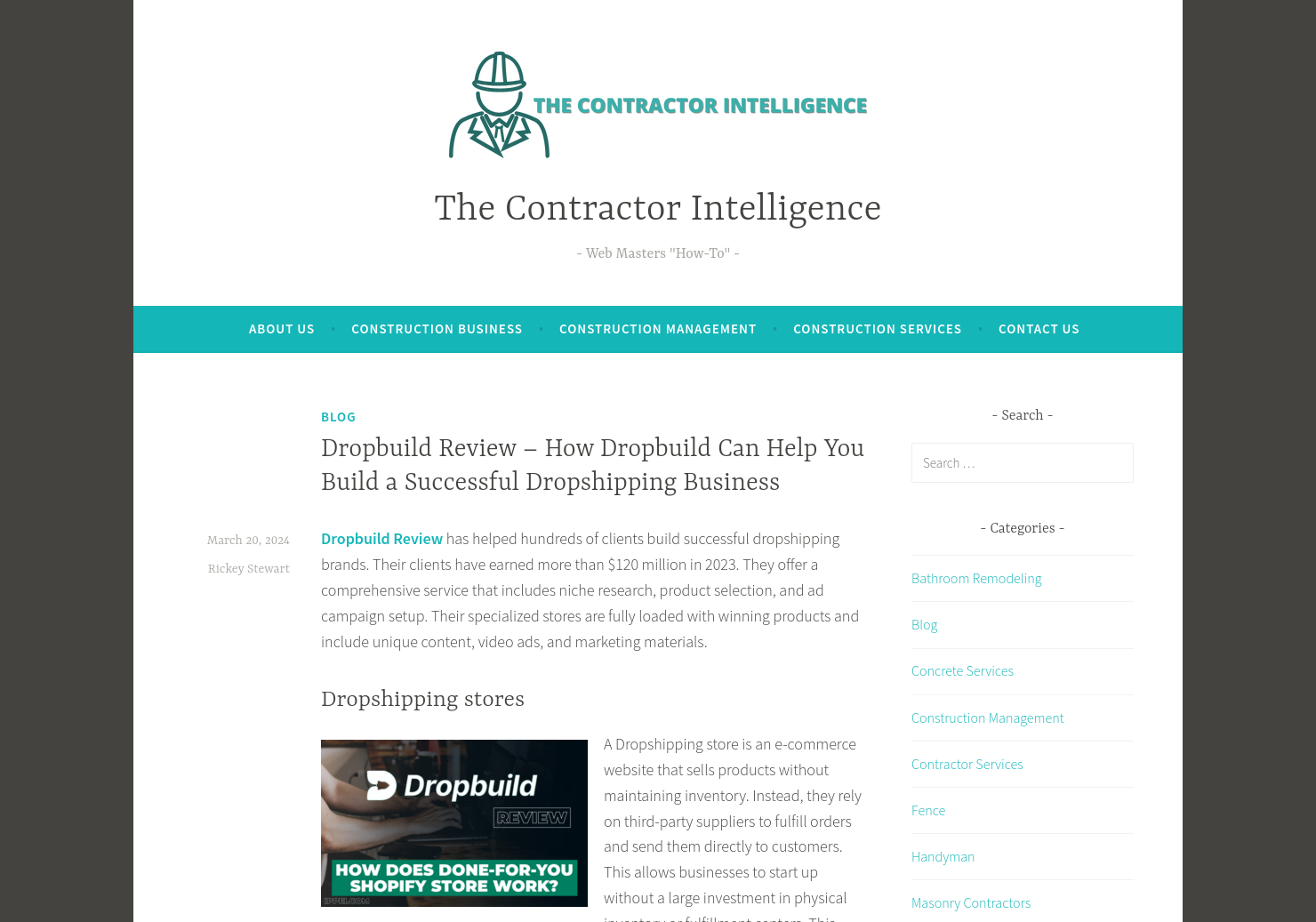 Contractor Intelligence