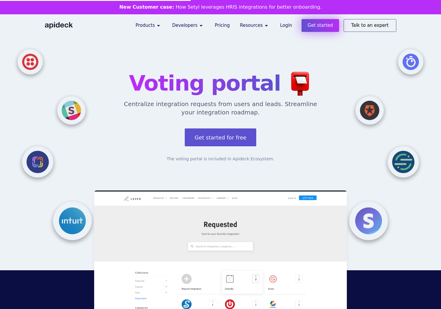 Integration Voting Portal