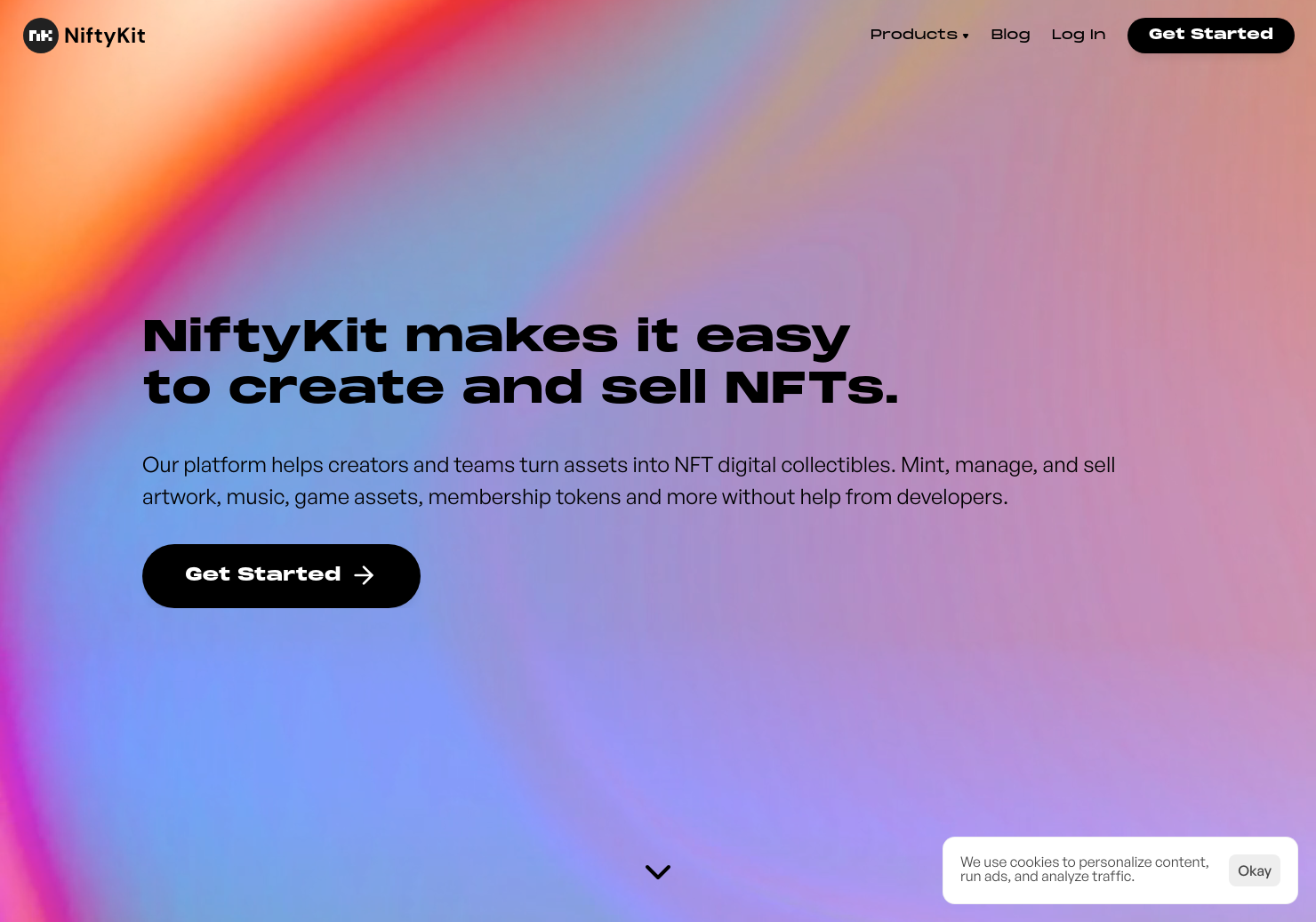 startuptile NiftyKit-No-Code NFT Smart Contracts for creators & brands