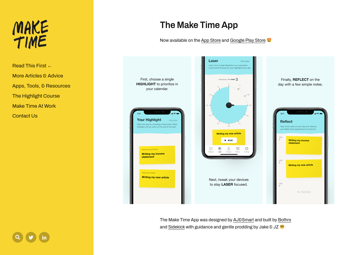 Make Time App