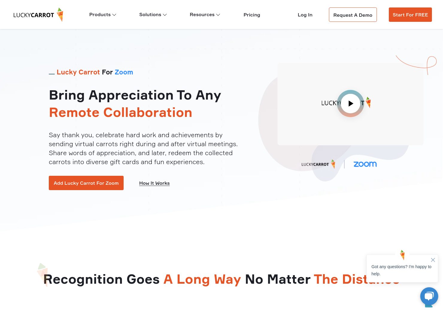 startuptile Lucky Carrot app for Zoom-Bringing appreciation and rewards to Zoom meetings