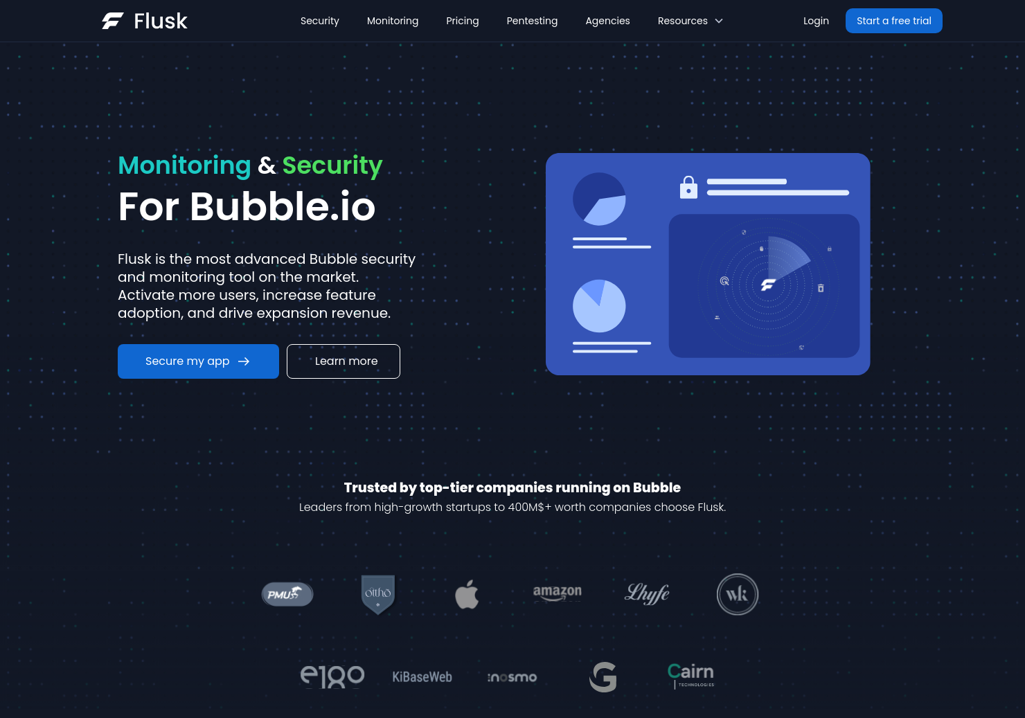 startuptile Flusk Vault-Make your Bubble.io apps more secure