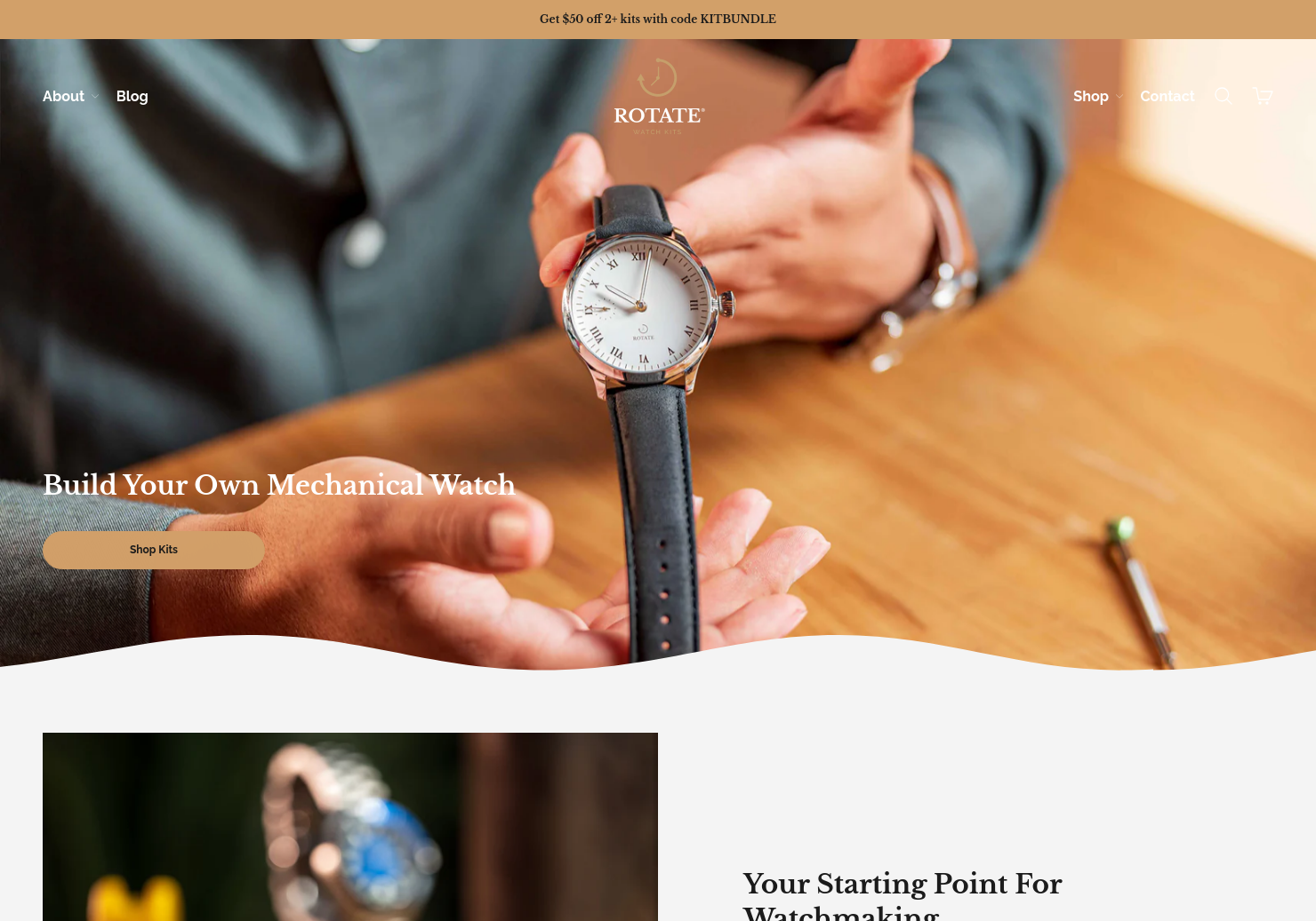 Watchmaking Kits by ROTATE