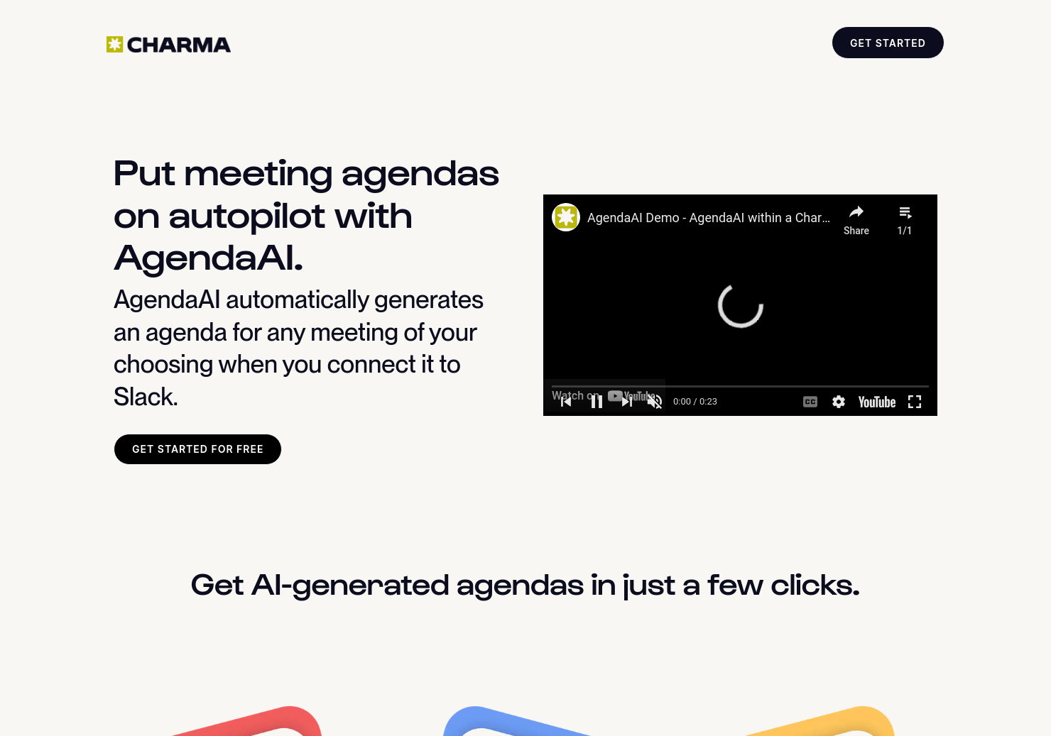 startuptile AgendaAI by Charma-Automate meeting agendas based on relevant Slack channels
