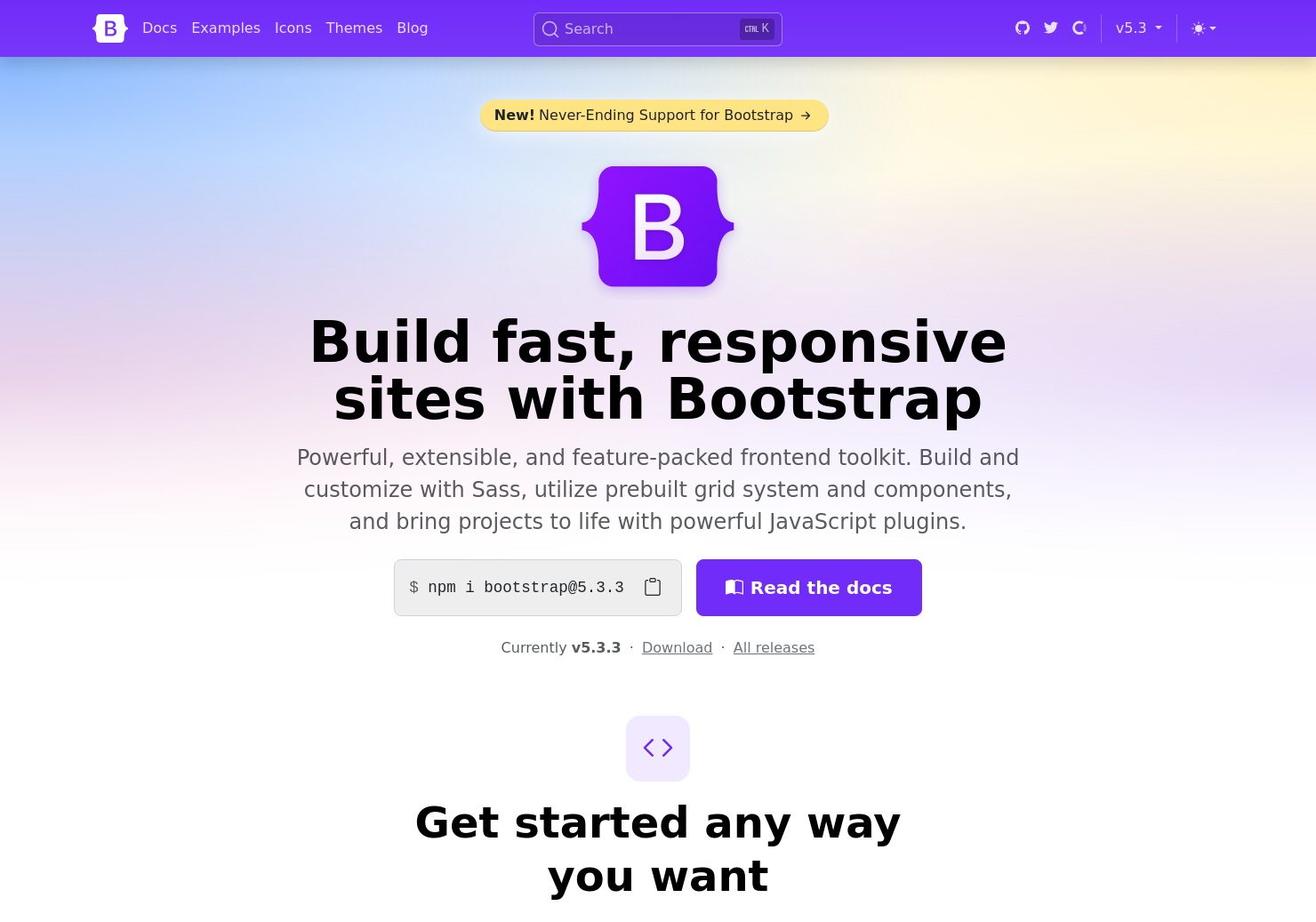 Bootstrap 5 Alpha