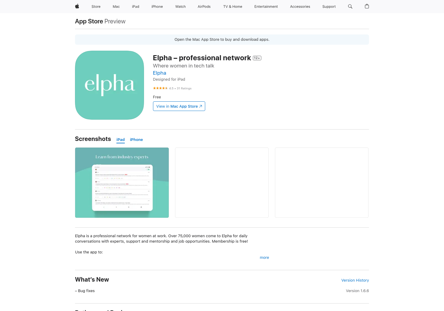 Elpha for iOS