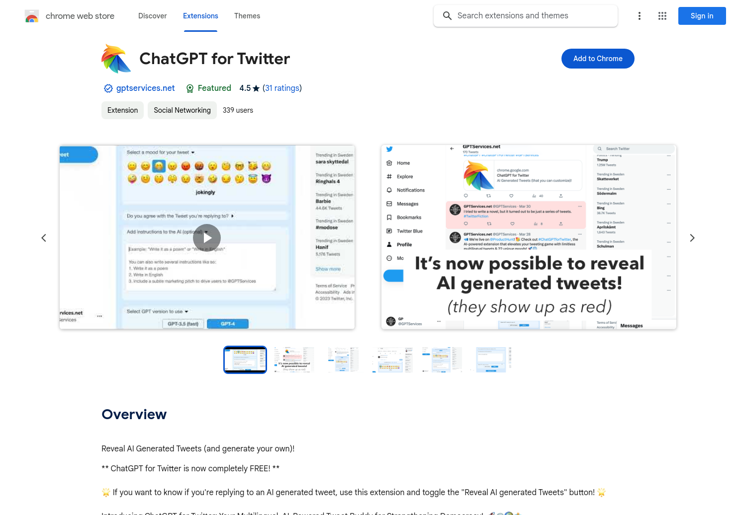 startuptile ChatGPT for Twitter-AI-powered multilingual tweets with moods