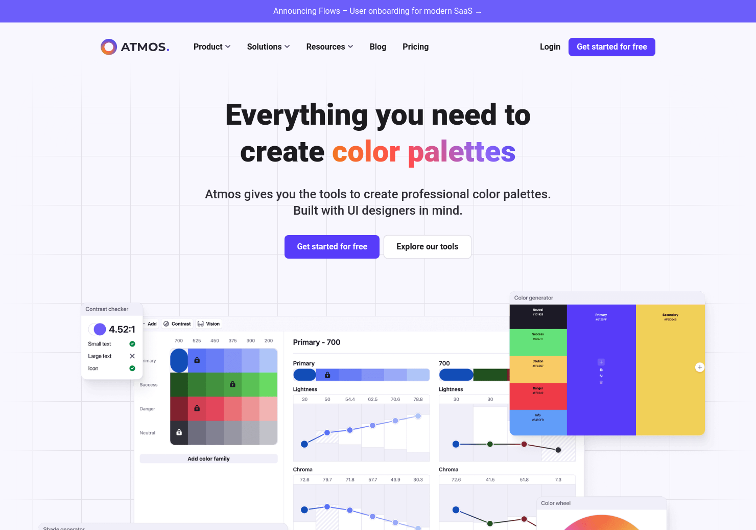 startuptile Atmos-Everything you need to create color palettes