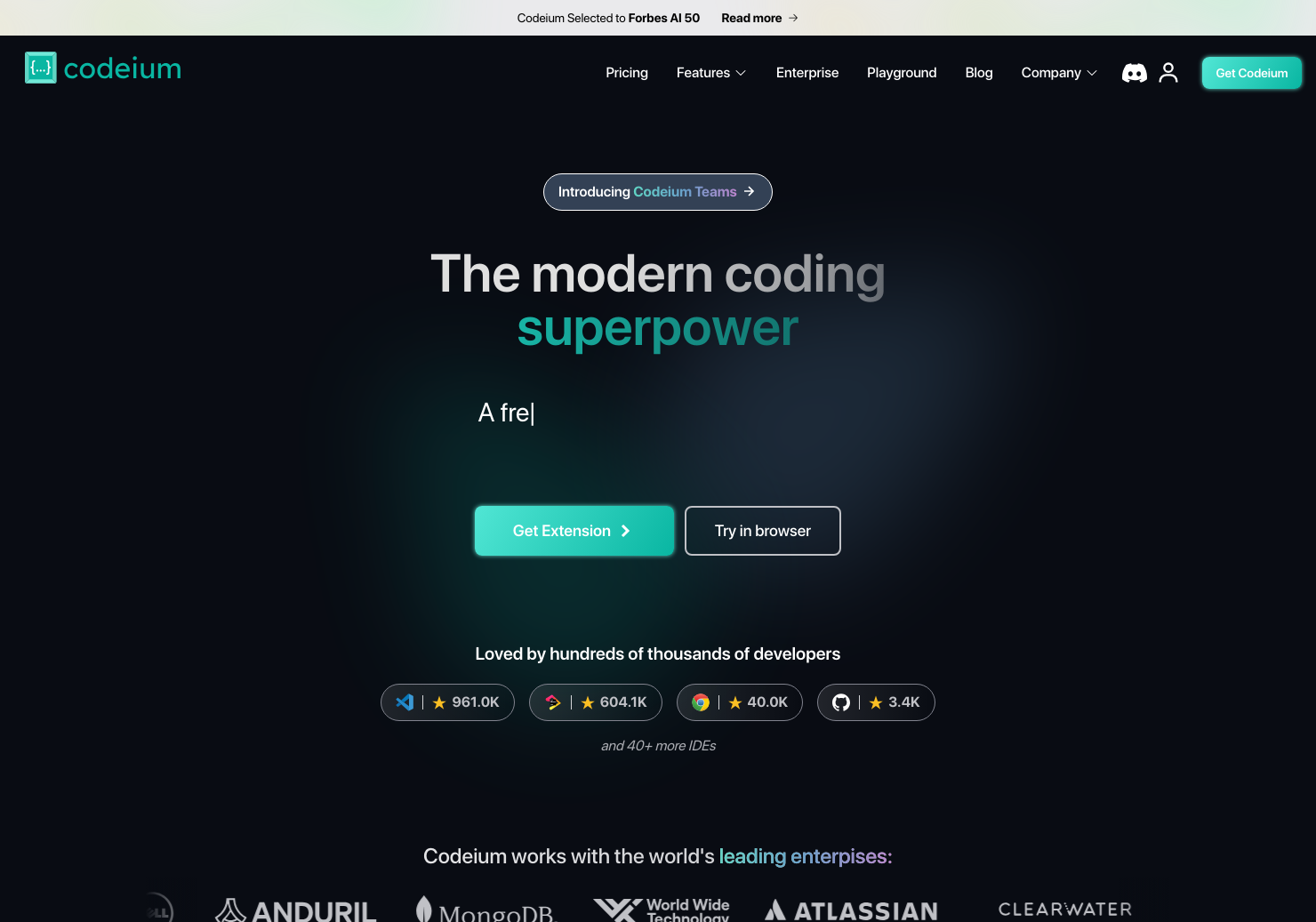 startuptile Codeium-Free AI-powered code completion for everyone everywhere