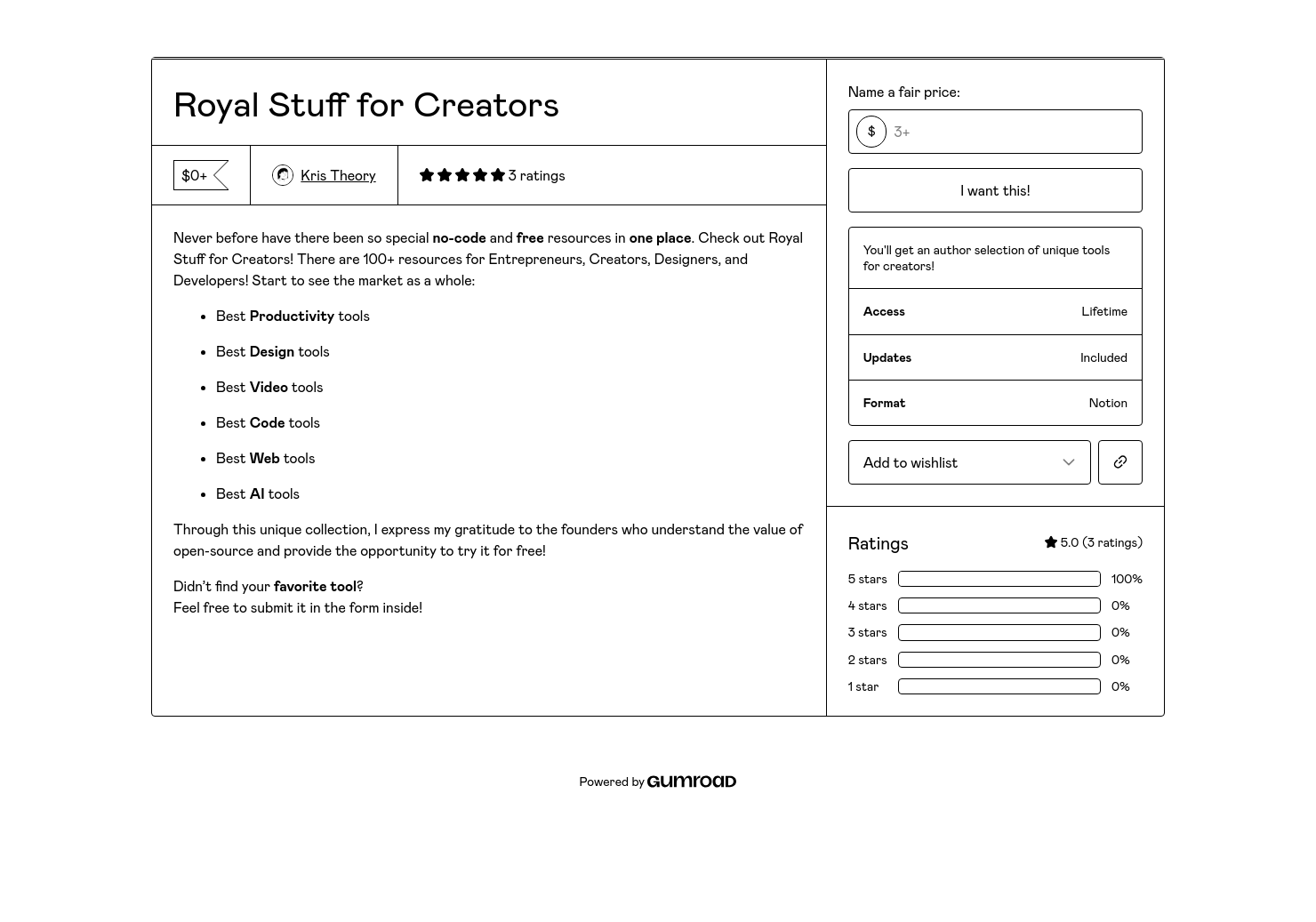 startuptile Royal Stuff for Creators-A selection of best digital tools for creators