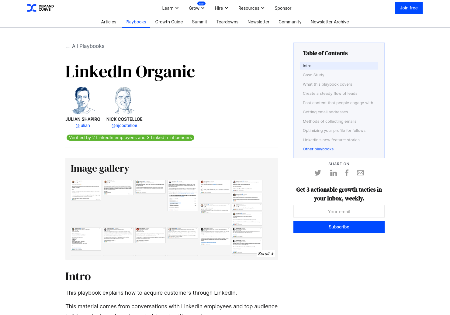 LinkedIn Organic: Growth Playbook
